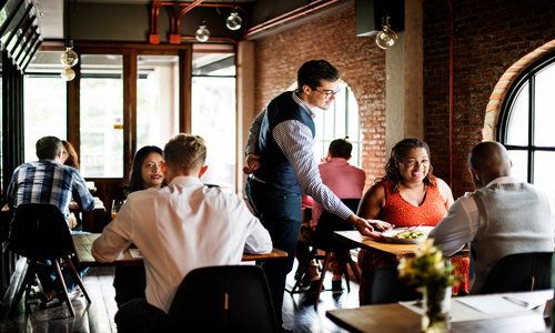 Restaurant Chilling Out Classy Lifestyle Reserved Concept