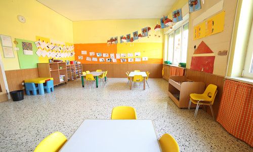classroom of a daycare center